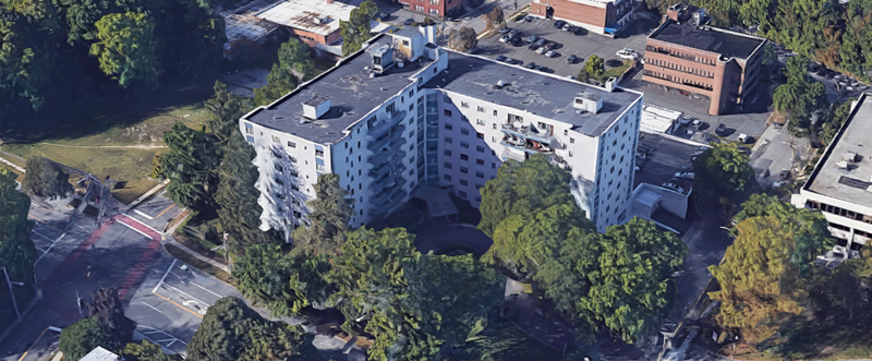 Aerial of Wedgwood Cooperative in White Plains