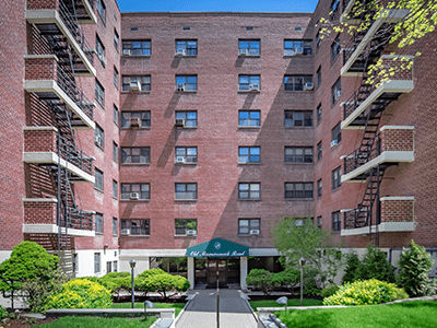 Overlook Towers Cooperative building in White Plains, New York