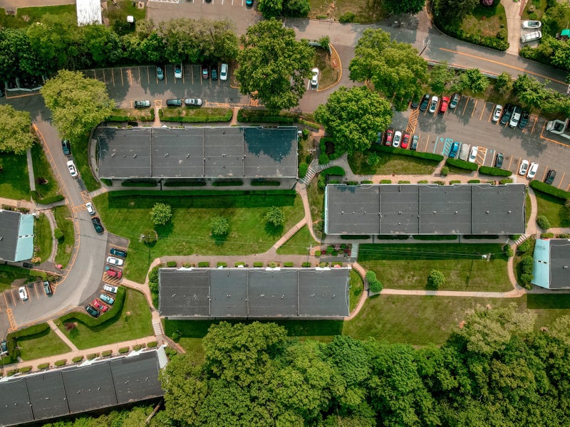 The buildings at Wyndover Woods in White Plains