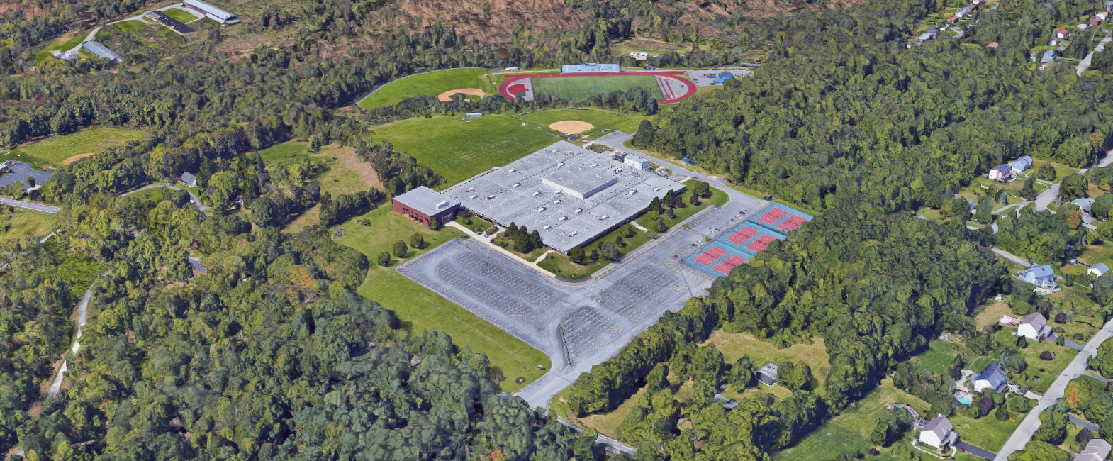 Walter Panas High School part of the Lakeland Central School District in Cortlandt Manor, NY